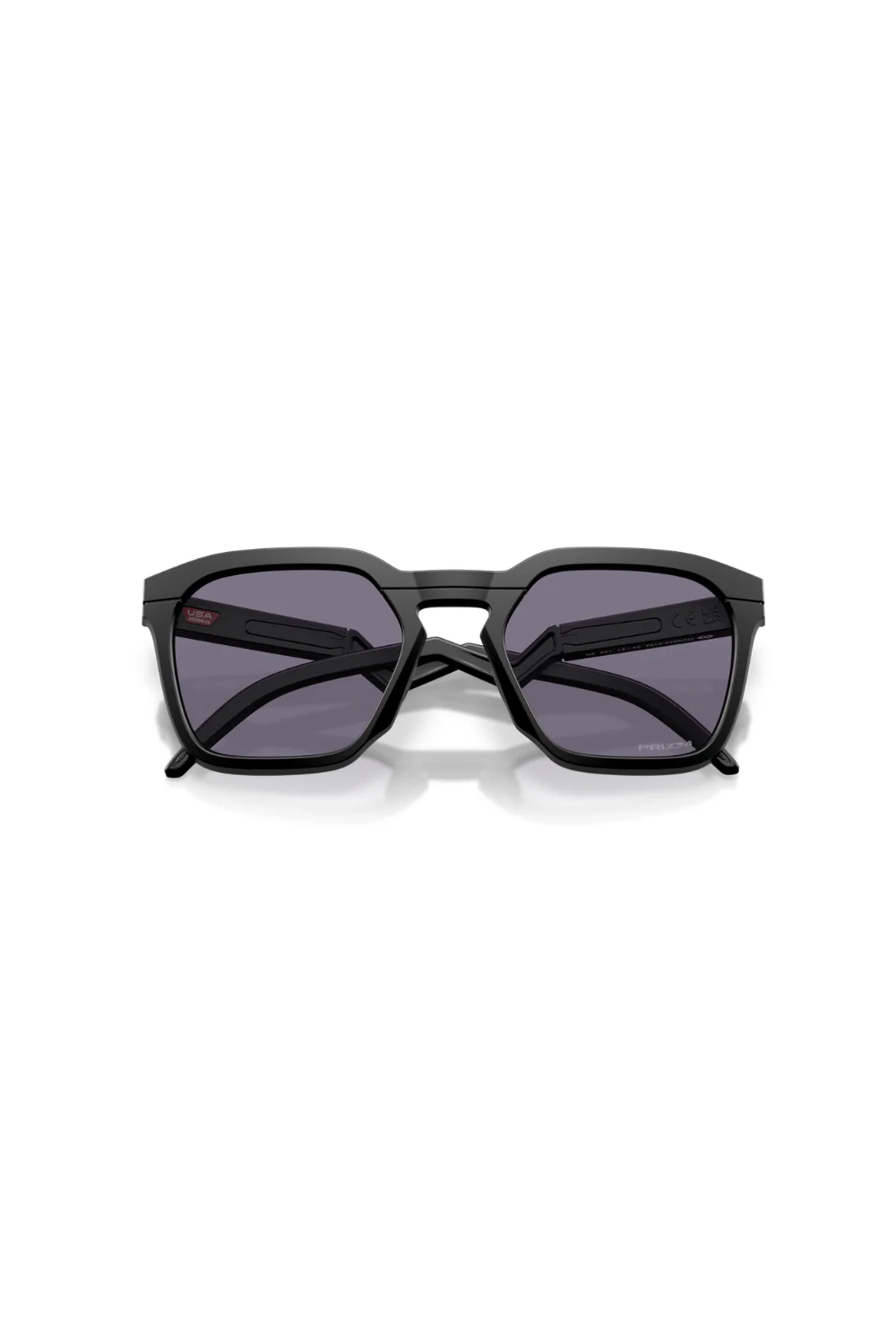 Oakley HSTN SQ Sunglasses Prizm Grey Lenses, Matte Black Frame - Image 5