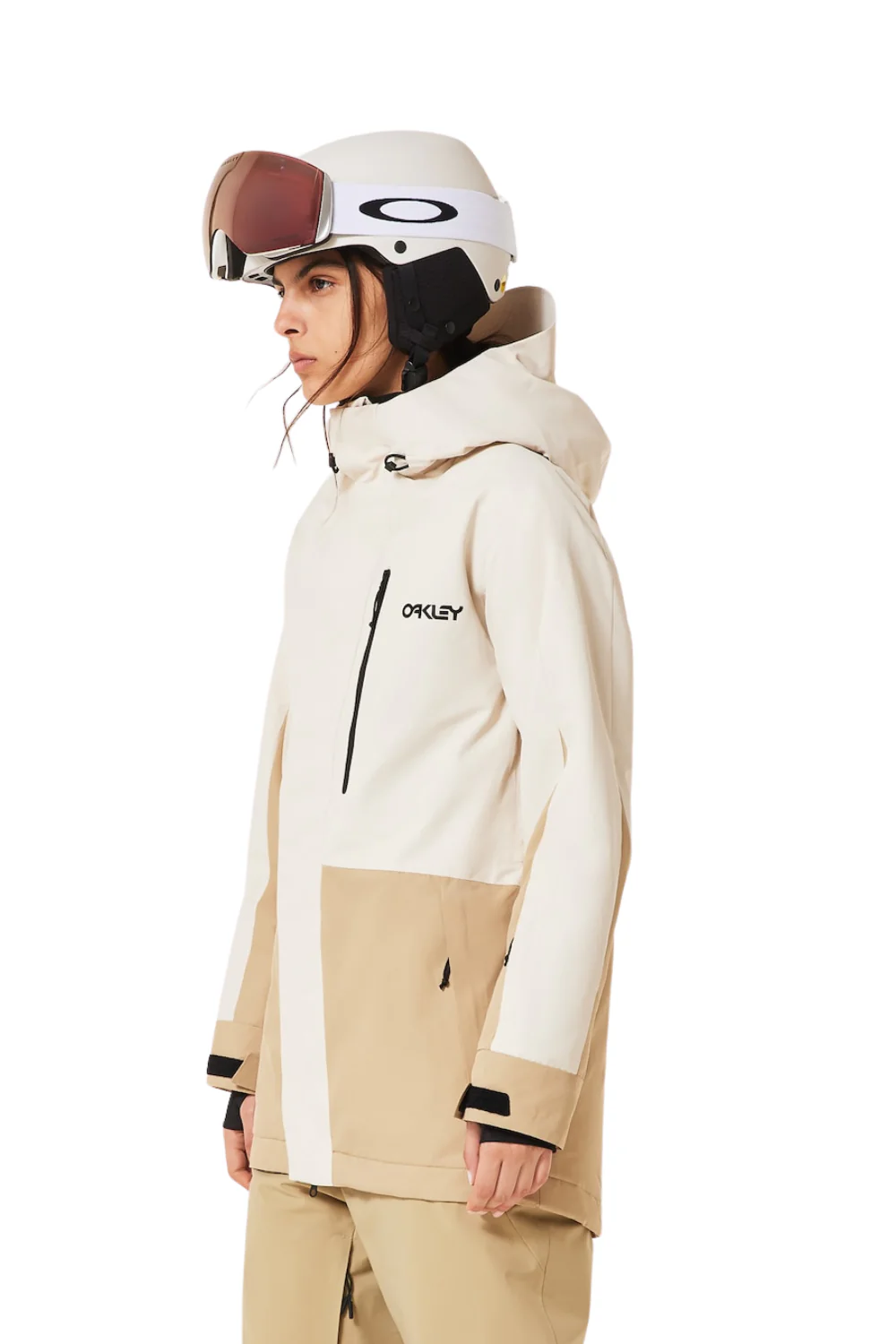 Oakley Tnp Tbt Insulated Womens Ski and Snowboard Jacket Mist/Pebble - Image 3