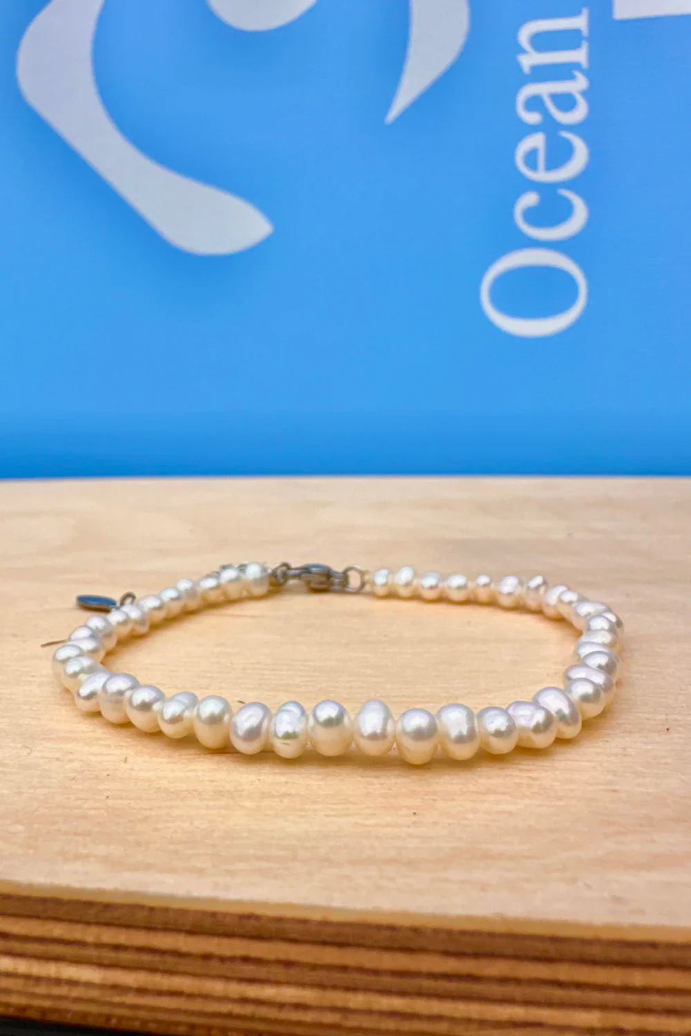 Ocean Jewel Fresh Water Pearl Bracelet Silver Closure