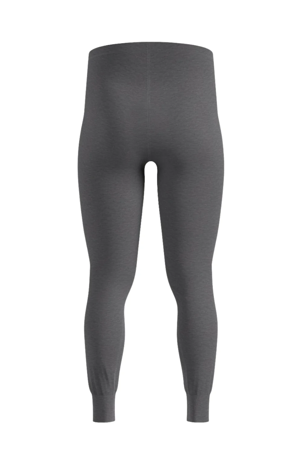 Odlo Active Warm Mens Base Layer Pants Steel Grey Melange - Image 6