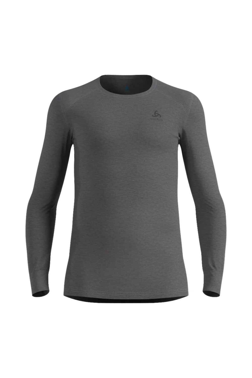 Odlo Active Warm Mens Base Layer Top Steel Grey Melange - Image 5