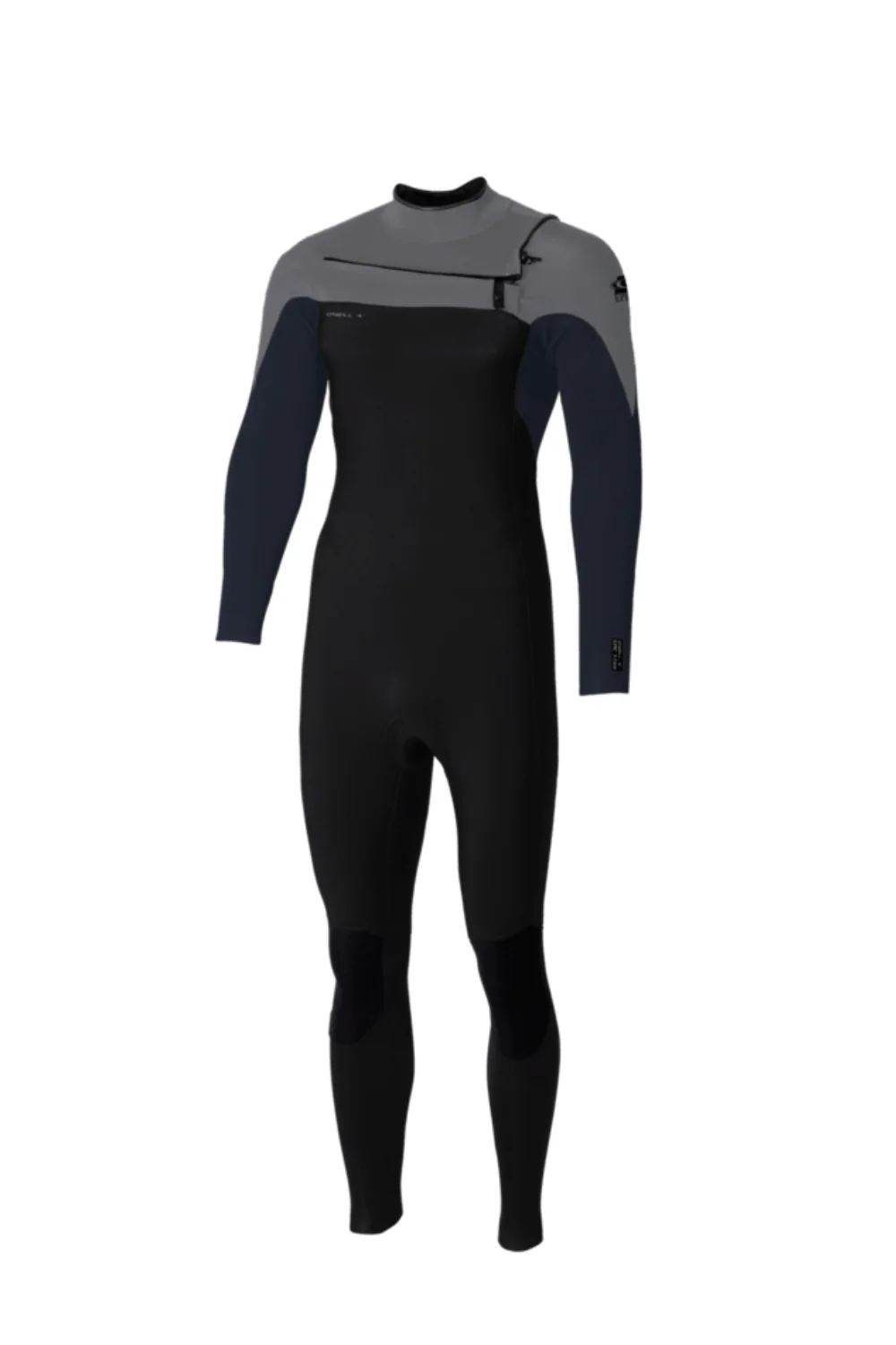O'Neill Epic 3/2mm Mens Wetsuit Chest Zip Black/Slate/Smoke