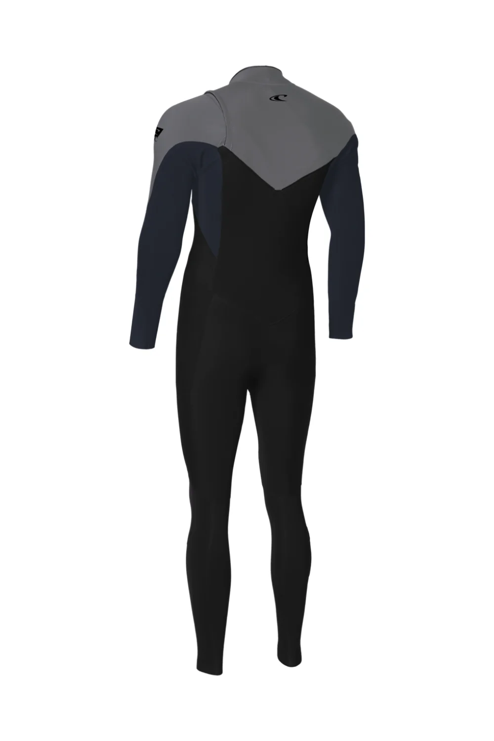 O'Neill Epic 4/3 Mens Chest Zip Wetsuit Black/Slate/Smoke - Image 2