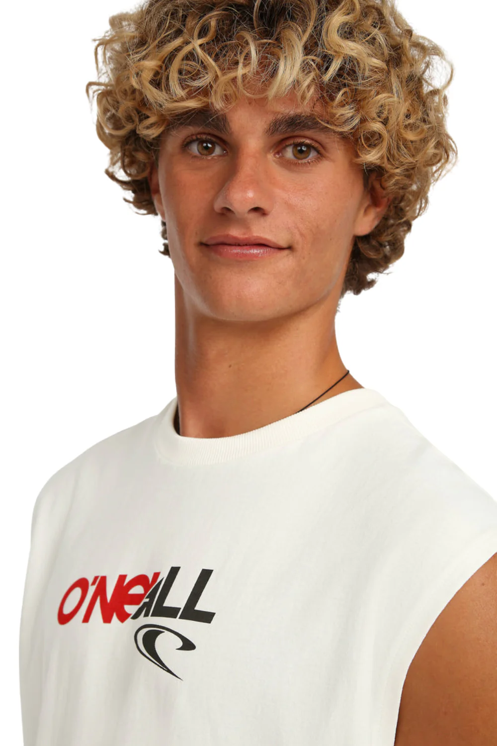 O'Neill Essentials 90'S Graphic Mens Tanktop Snow White - Image 3