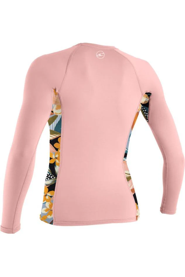 O'Neill Girls Premium Skins Ls Rash Guard Peony Demi Floral - Image 2
