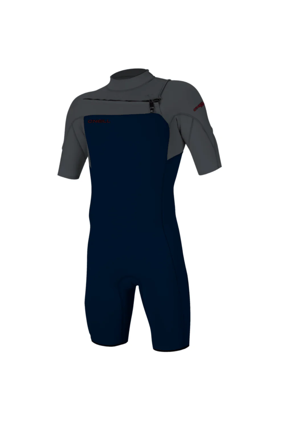 O'Neill Hammer 2mm Mens Spring Wetsuit Short Sleeve Chest Zip Abyss/Graphite/Graphite