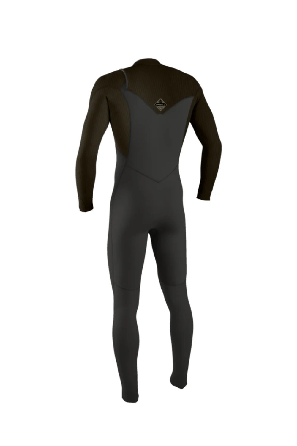 O'Neill Hyperfreak 3/2+ Youth Wetsuit Chest Zip Black/Tempered Steel/Tempered Steel - Image 2