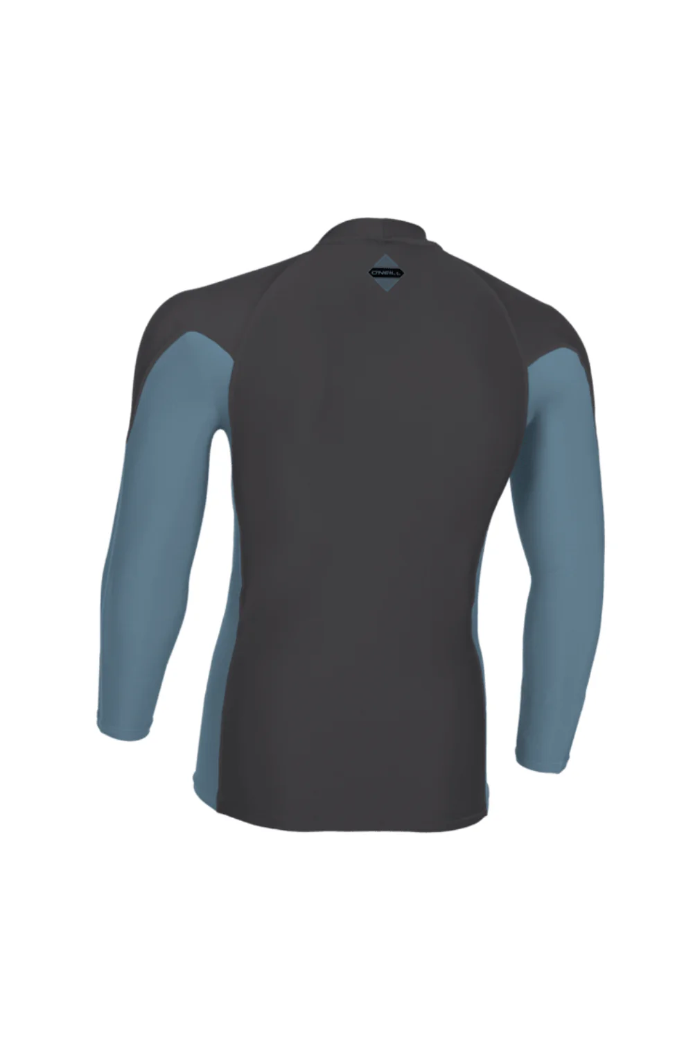 O'Neill Hyperfreak Skins Mens Rash Guard Long Sleeve Tempered Steel/Blue Fusion - Image 2