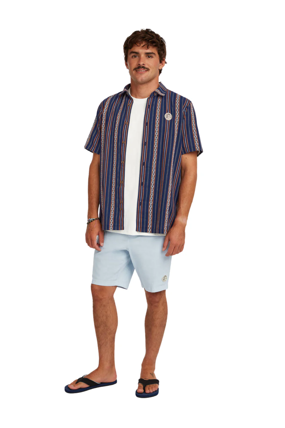 O'Neill O'Riginals Jacquard Mens Shirt Blue Originals Jstripe - Image 4