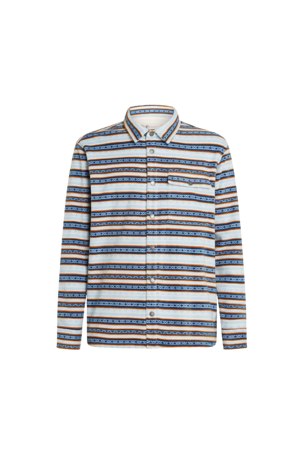 O'Neill O'Riginals Superfleece Mens Shirt Blue Originals Hstripe - Image 6