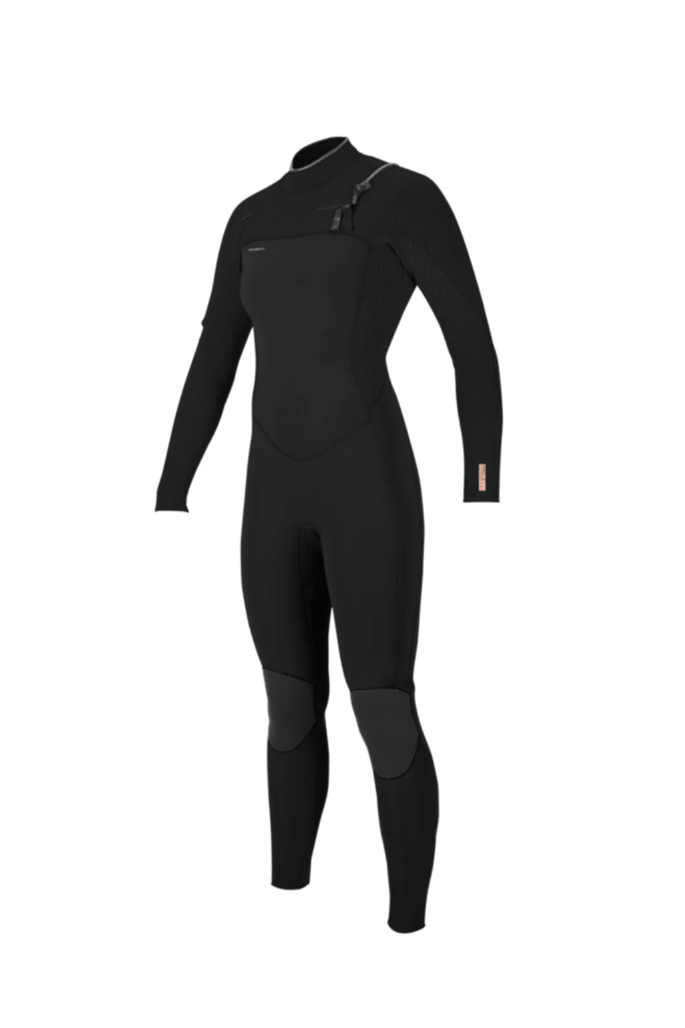 O'Neill Hyperfreak 4/3+Womens Chest Zip Wetsuit Black/Black
