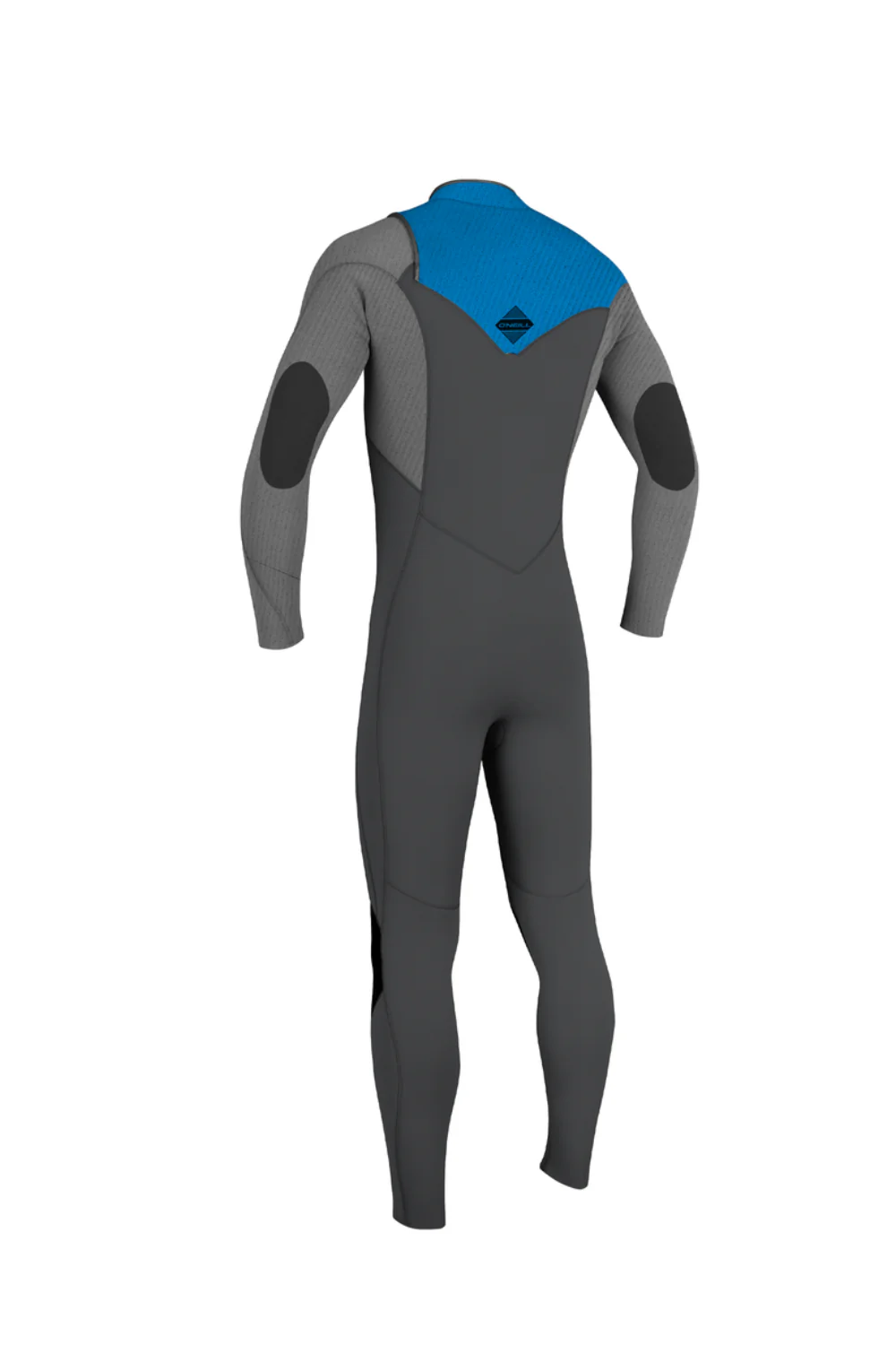 O'Neill Hyperfreak 3/2+ Youth Wetsuit Chest Zip Graphite/Smoke/Bali Blue - Image 2