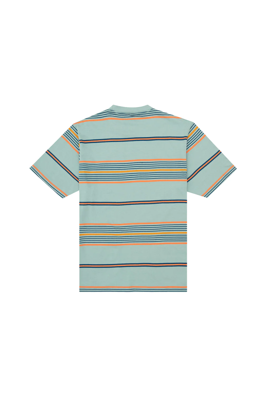 Parlez Calm Mens Yarn Dyed Stripe T-Shirt Mineral - Image 2