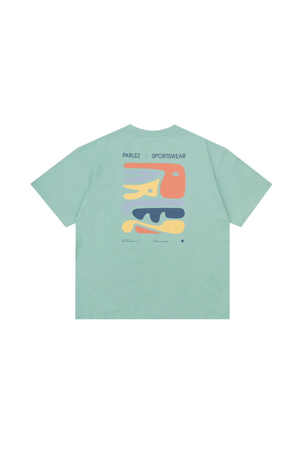 Parlez Crossley Mens Oversized T-Shirt Mineral