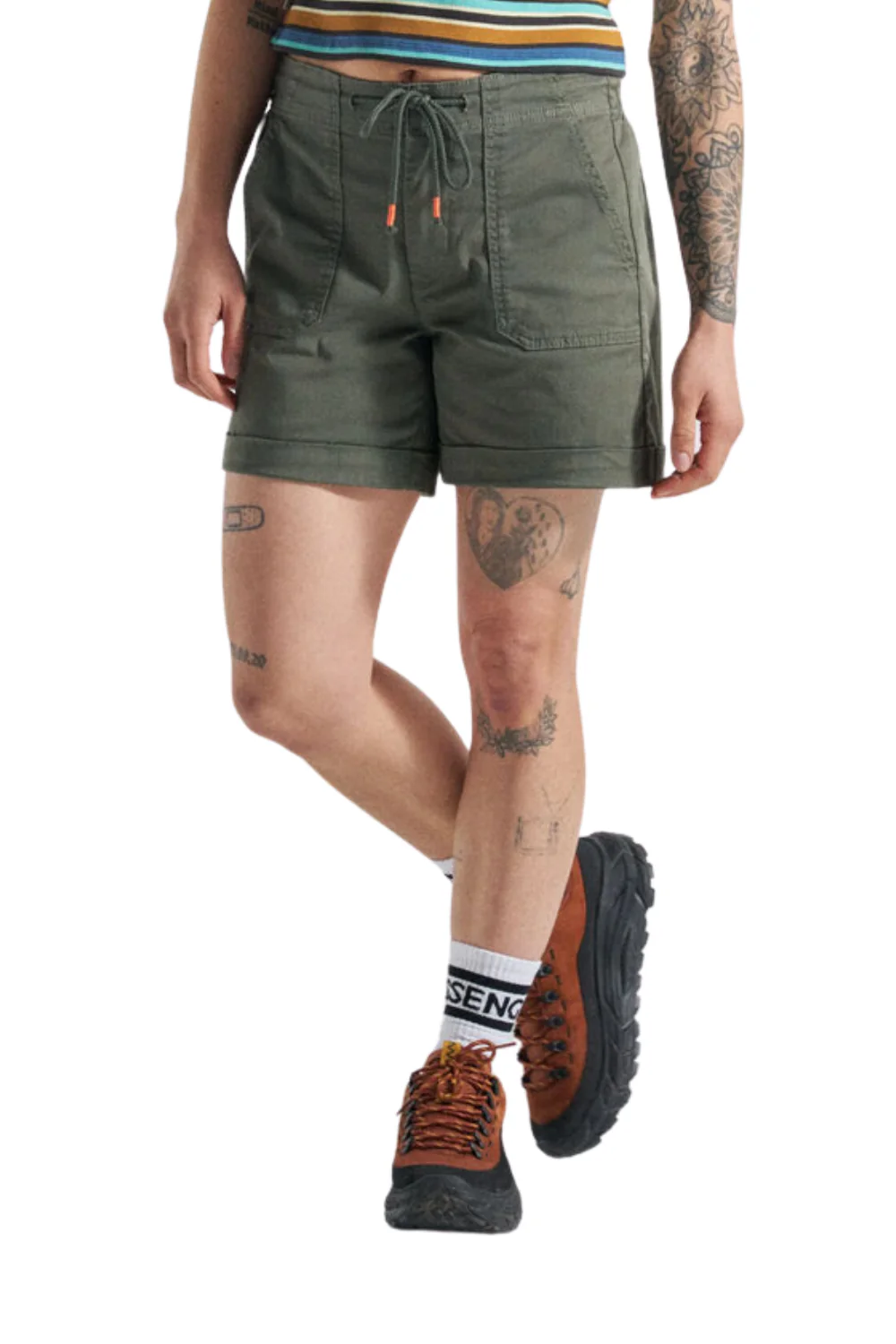 Passenger Carriso Womens Shorts Dusty Olive