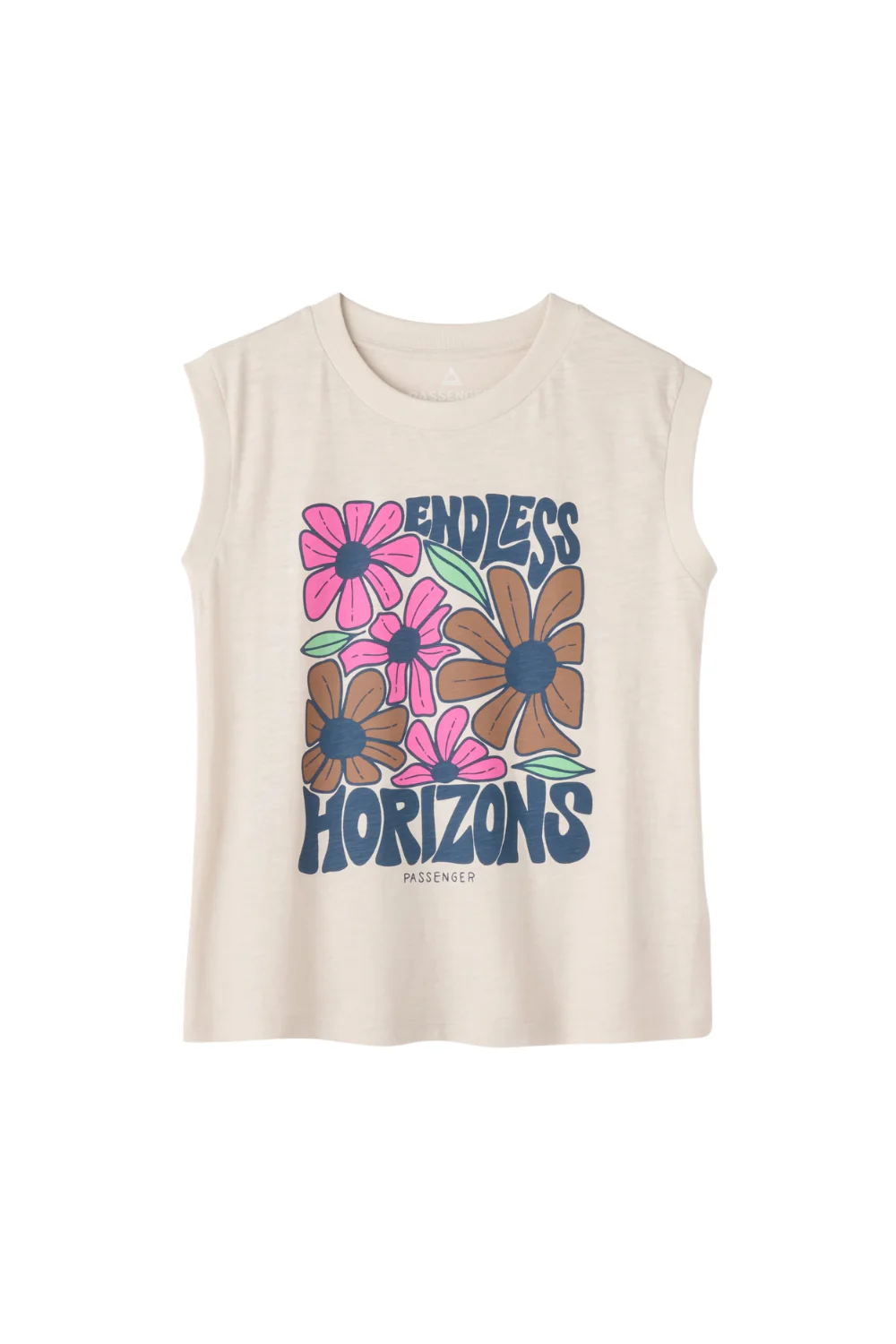 Passenger Endless Horizons Womens Recycled Cotton Vest White Sand