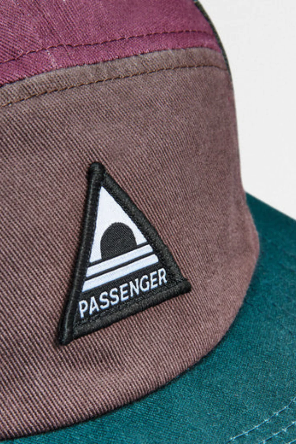 Passenger Fixie Recycled 5 Panel Cap Grape Multi - Image 5