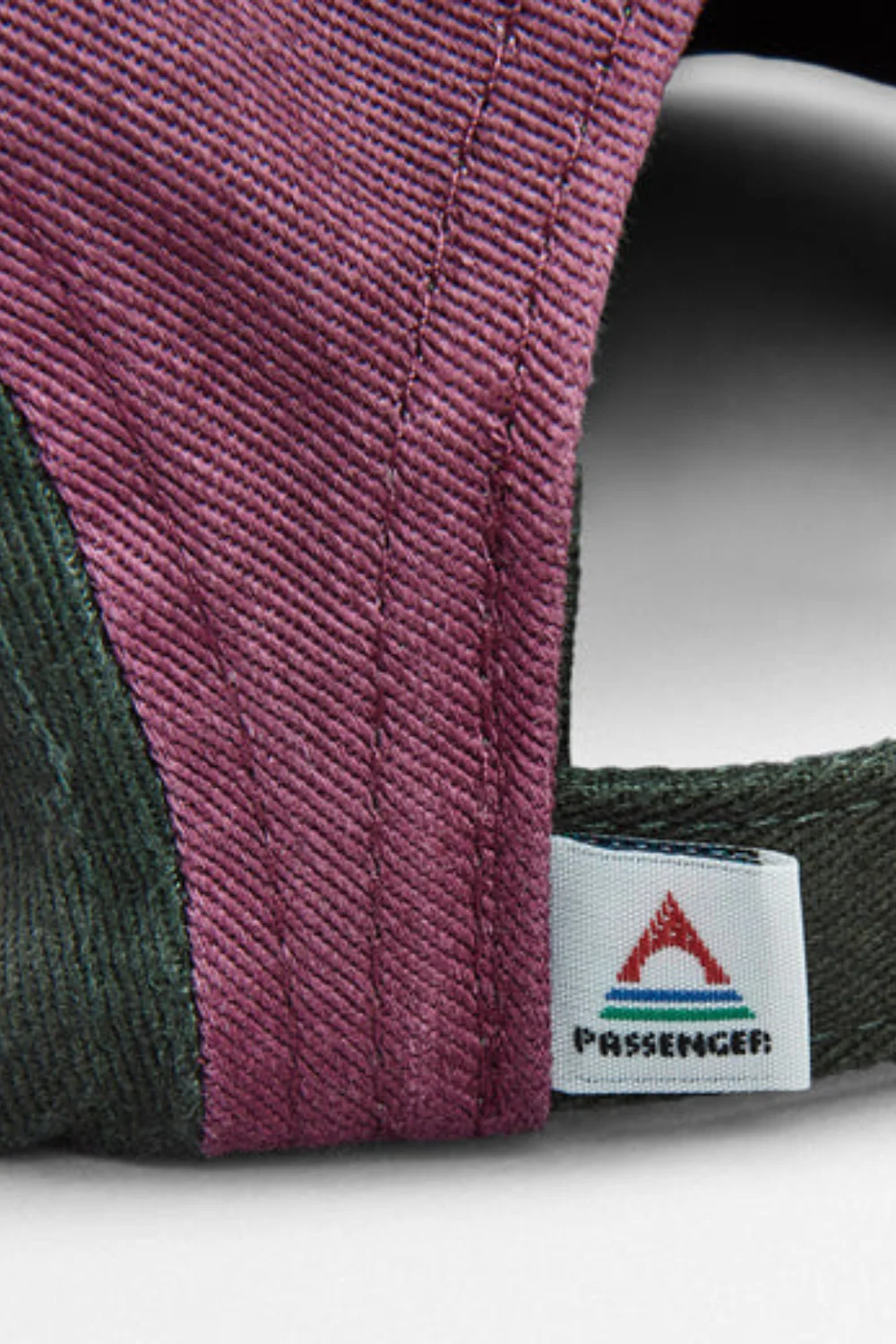 Passenger Fixie Recycled 5 Panel Cap Grape Multi - Image 6