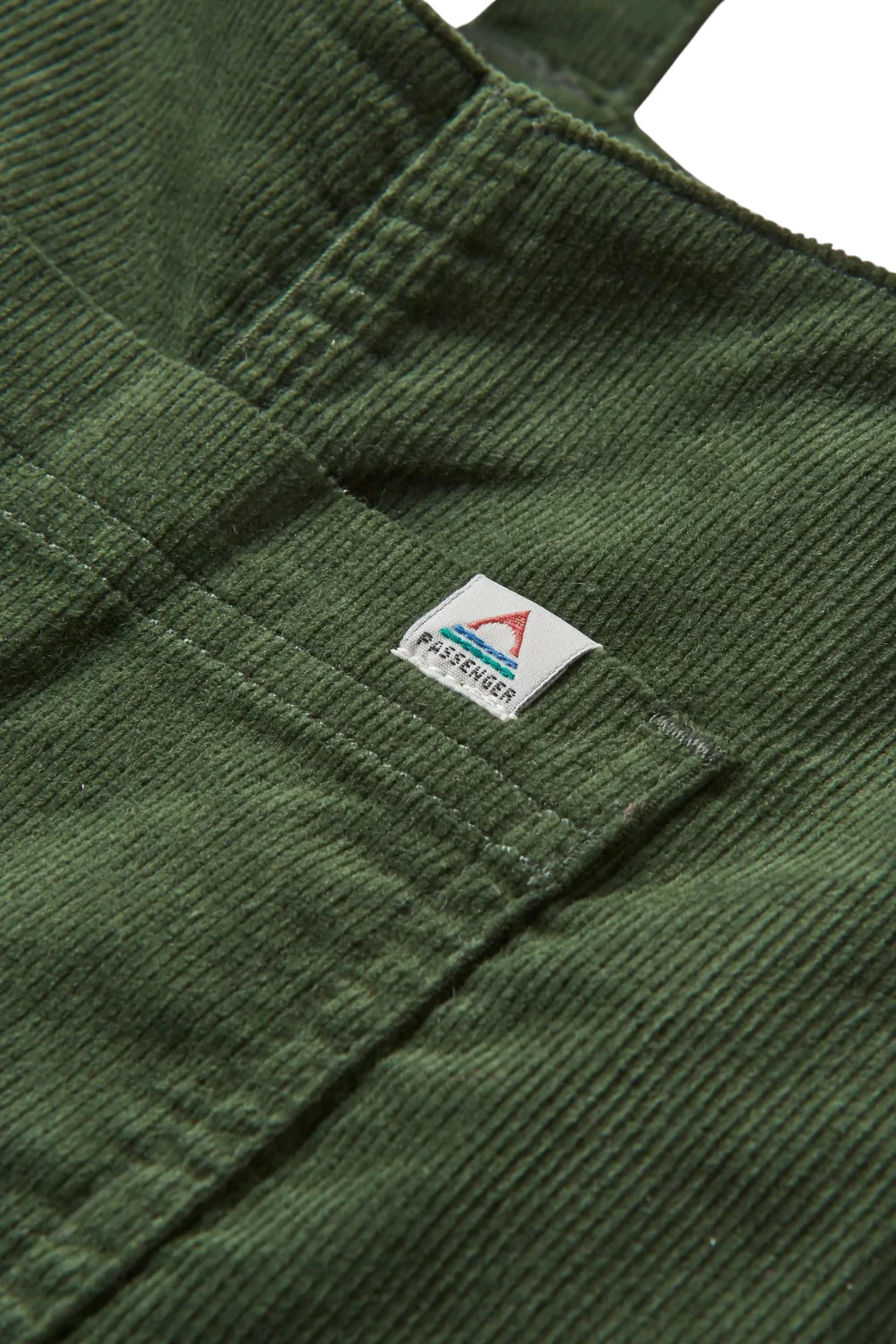 Passenger Meadows Womens Organic Cotton Corduroy Dungarees Fir Tree - Image 5