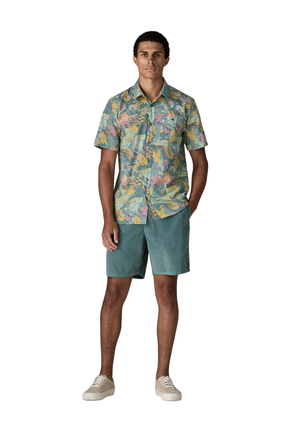 Patagonia Mens Go To Shirt Moon Tripper Blue Sage - Image 4