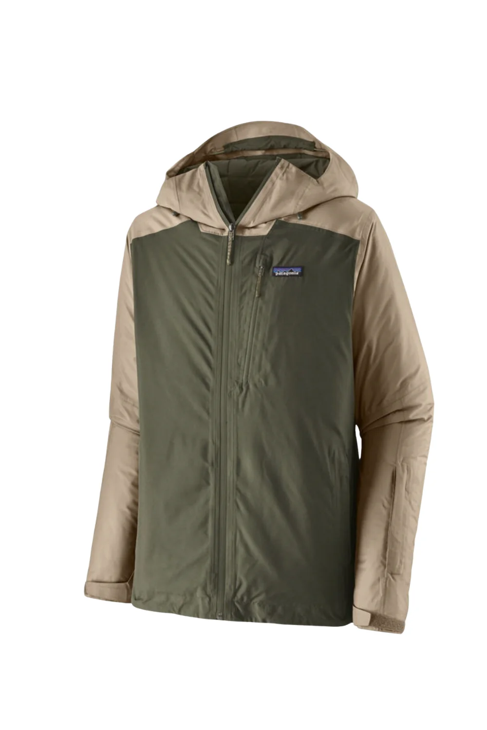 Patagonia Mens Insulated Powder Town Ski Jacket Pine Needle Green