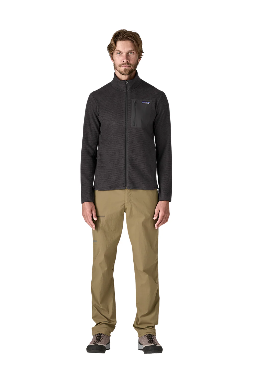 Patagonia Mens R1 Air Fleece Jacket Black - Image 4