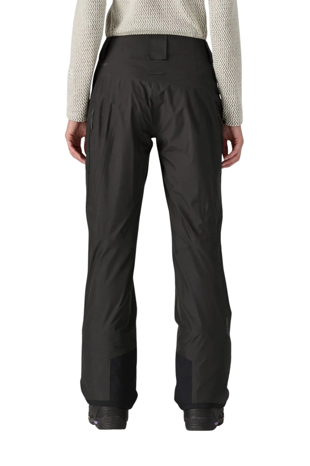 Patagonia Womens Powder Town Ski Pants Black - Image 2