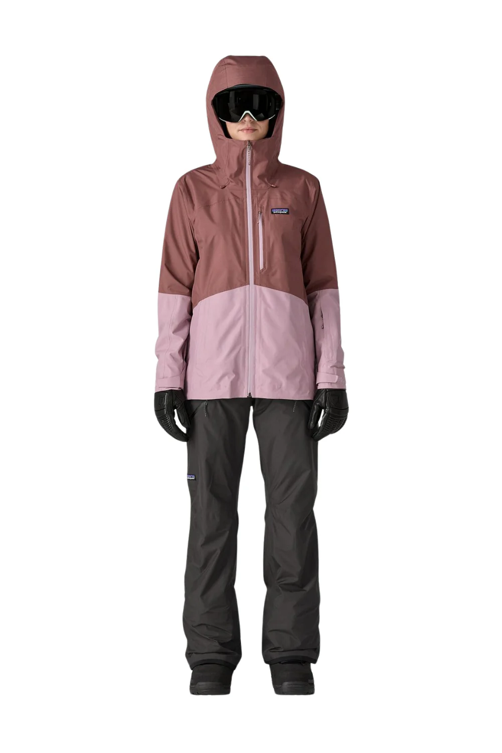 Patagonia Womens Powder Town Ski Pants Black - Image 3