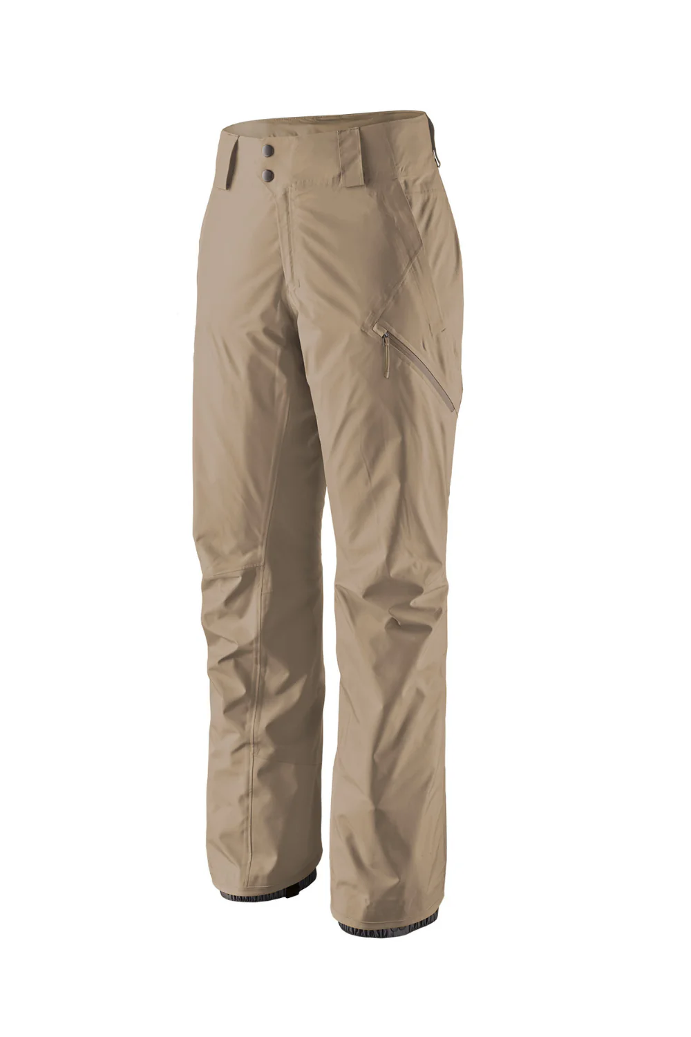 Patagonia Womens Powder Town Ski Pants Seabird Grey