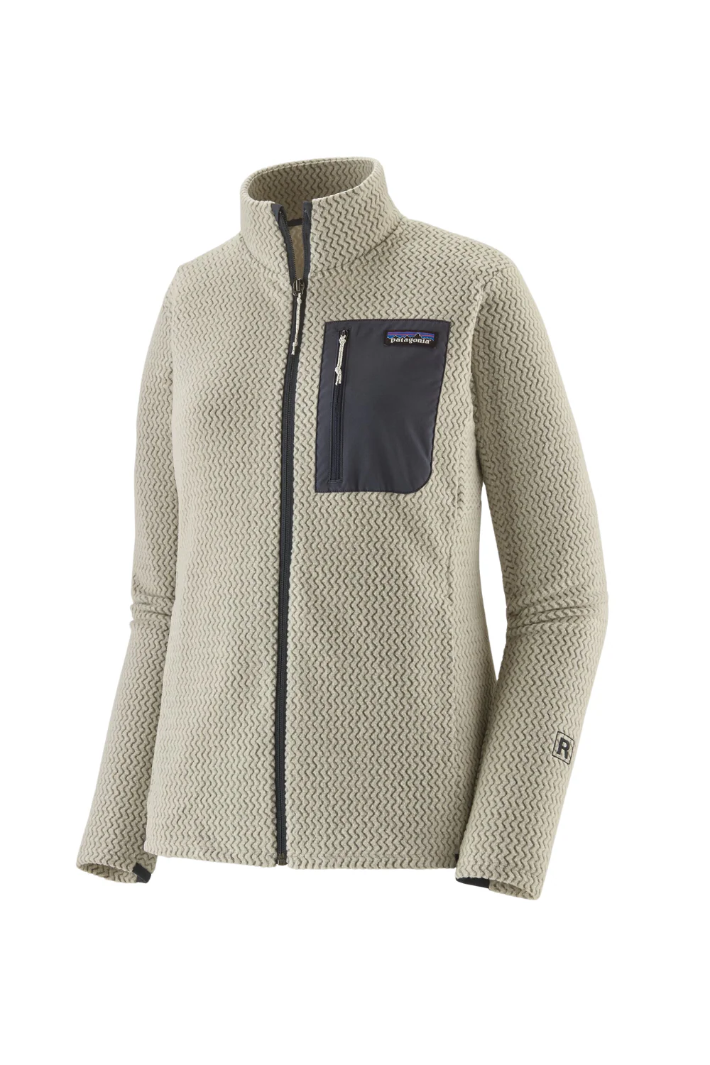 Patagonia Womens R1 Air Fleece Jacket Wool White - Image 5