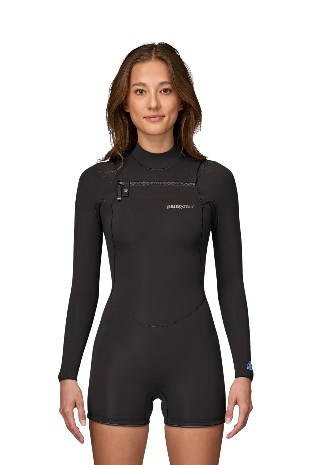 Patagonia Womens Yulex Regulator Lite Front Zip Long Sleeve Spring Suit Black