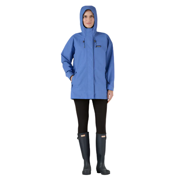Patagonia Womens Outdoor Everyday Rain Jacket Abundant Blue - Image 3