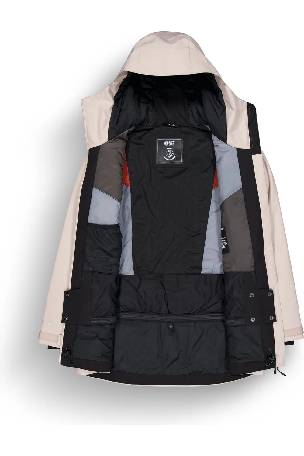 Picture Glawi Womens Ski and Snowboard Jacket Shadow Gray - Image 7