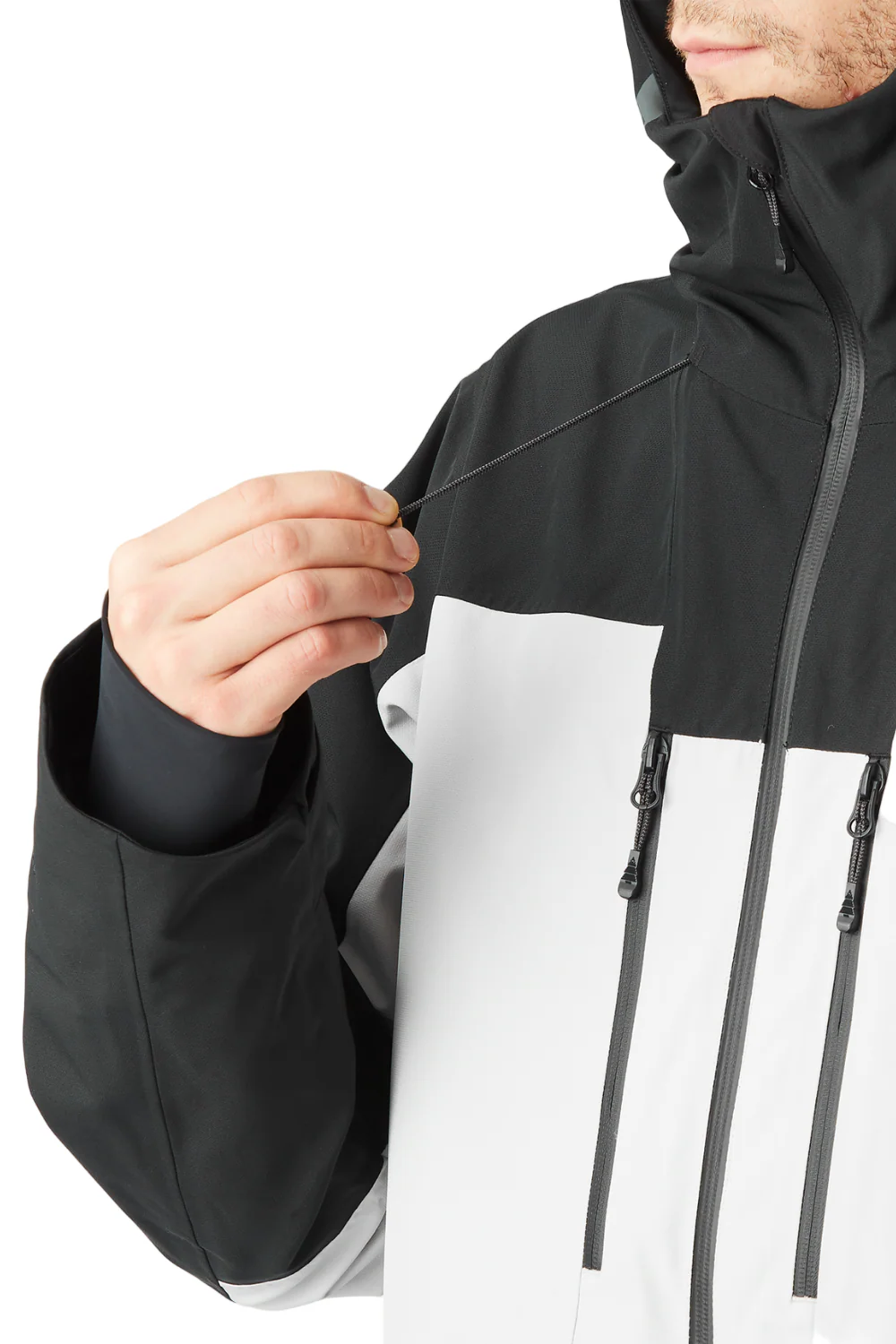 Picture Object Technical Ski and Snowboard Jacket Black Vapor Grey - Image 7