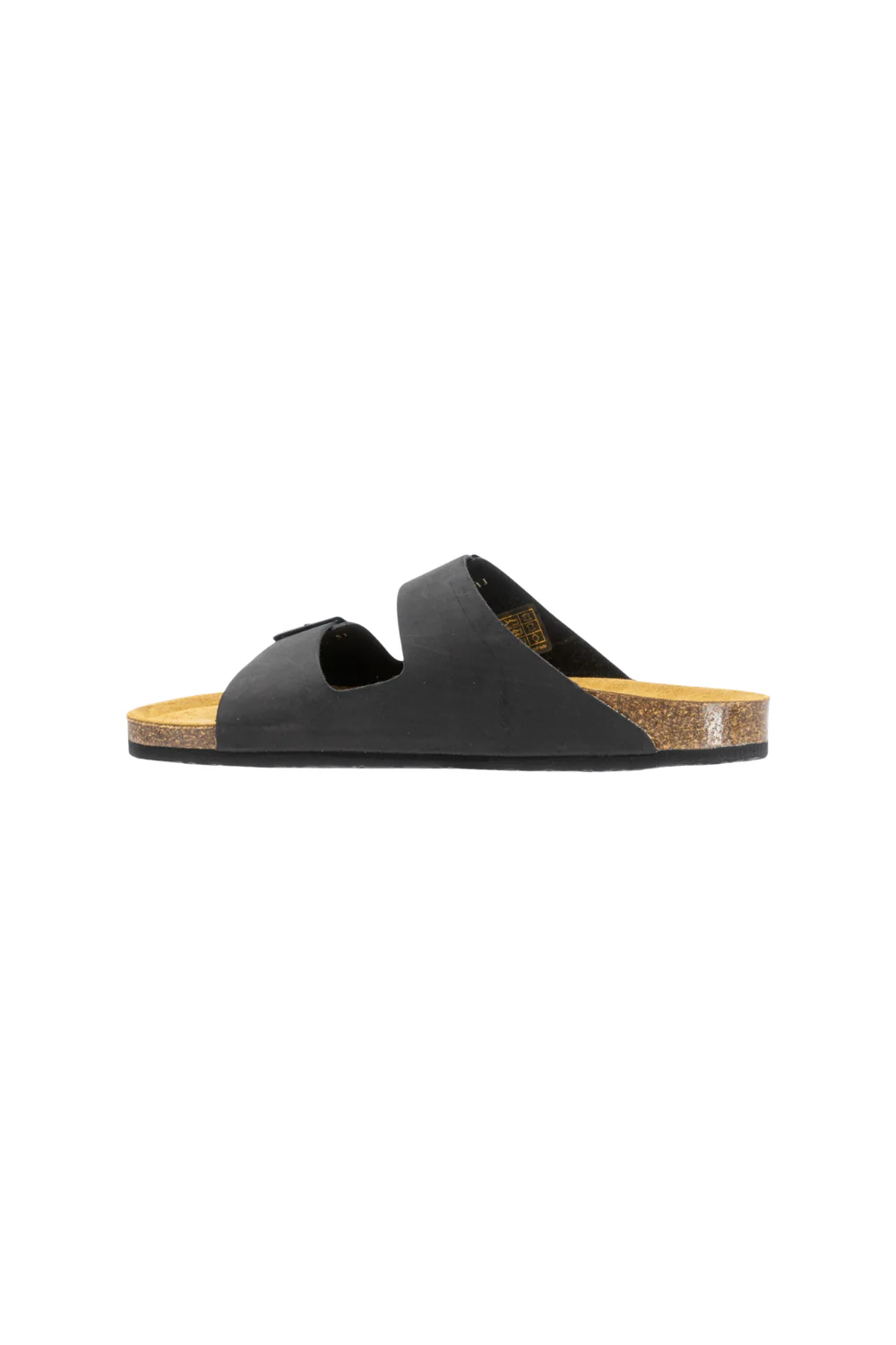 Plakton Barna Nobuck Mens Sandal Black - Image 3