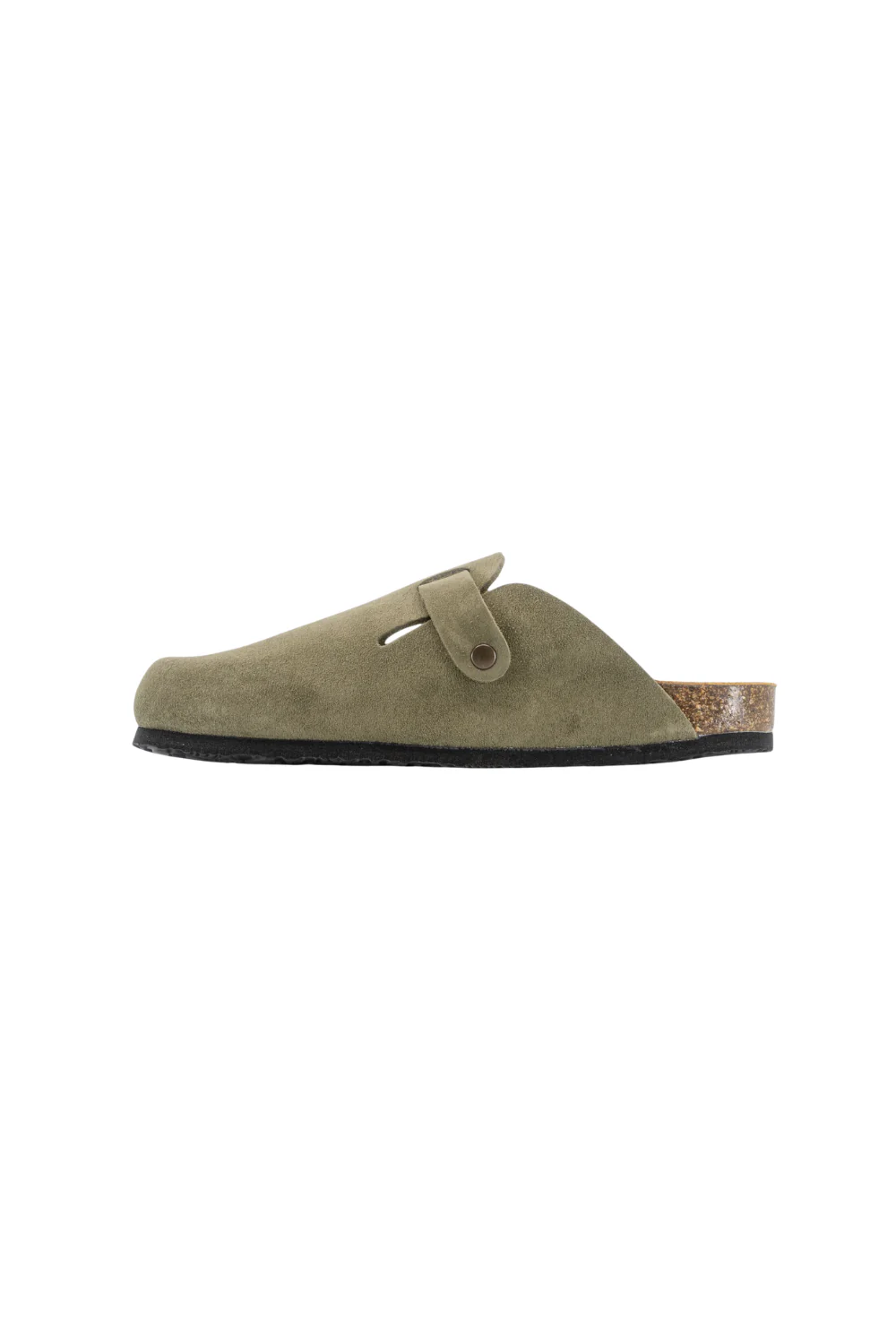 Plakton Blogg Afelpado Womens Clog Light Kaki - Image 2