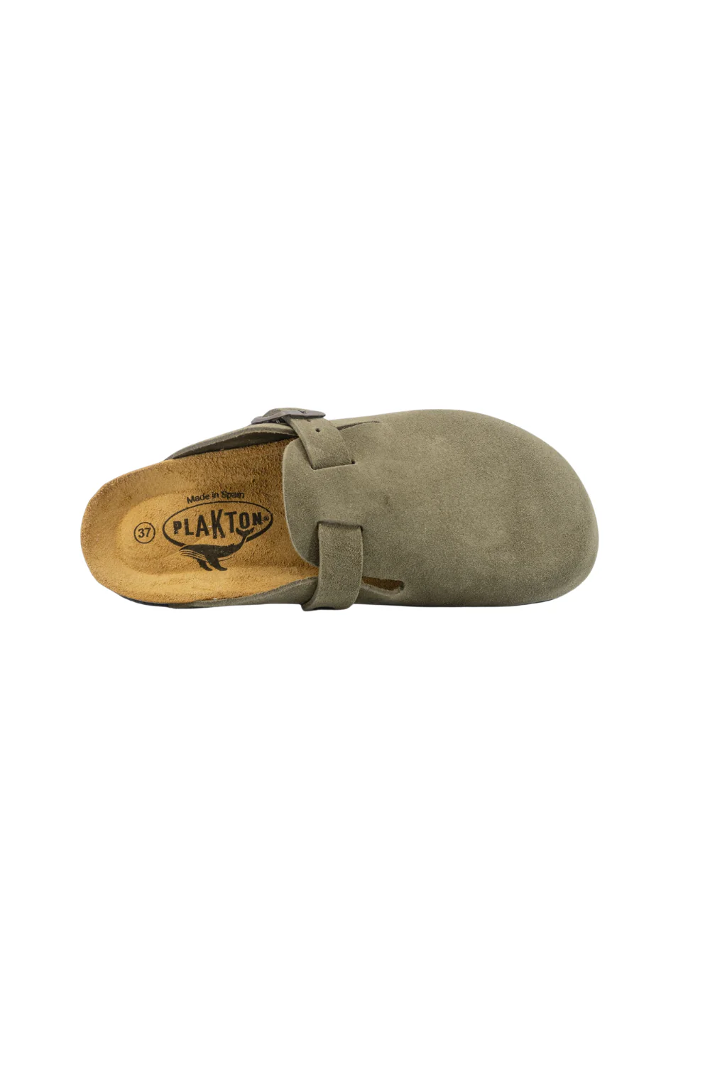 Plakton Blogg Afelpado Womens Clog Light Kaki - Image 3