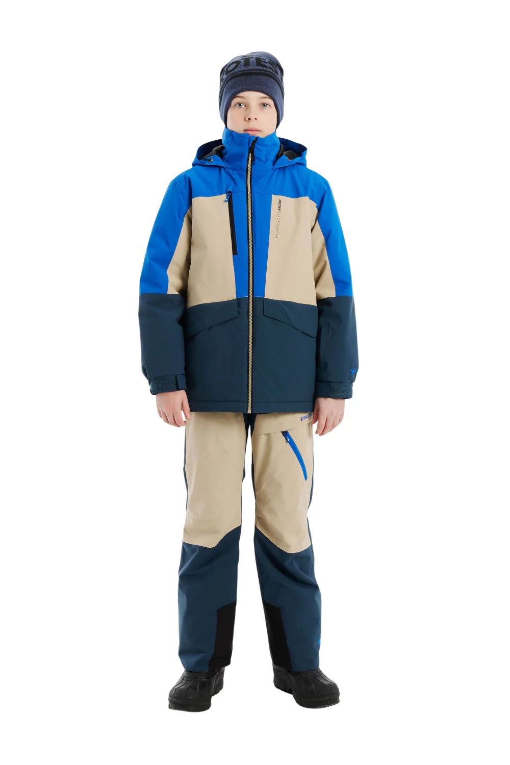 Protest PRTMilan Junior Ski Jacket Vibrant Blue - Image 4