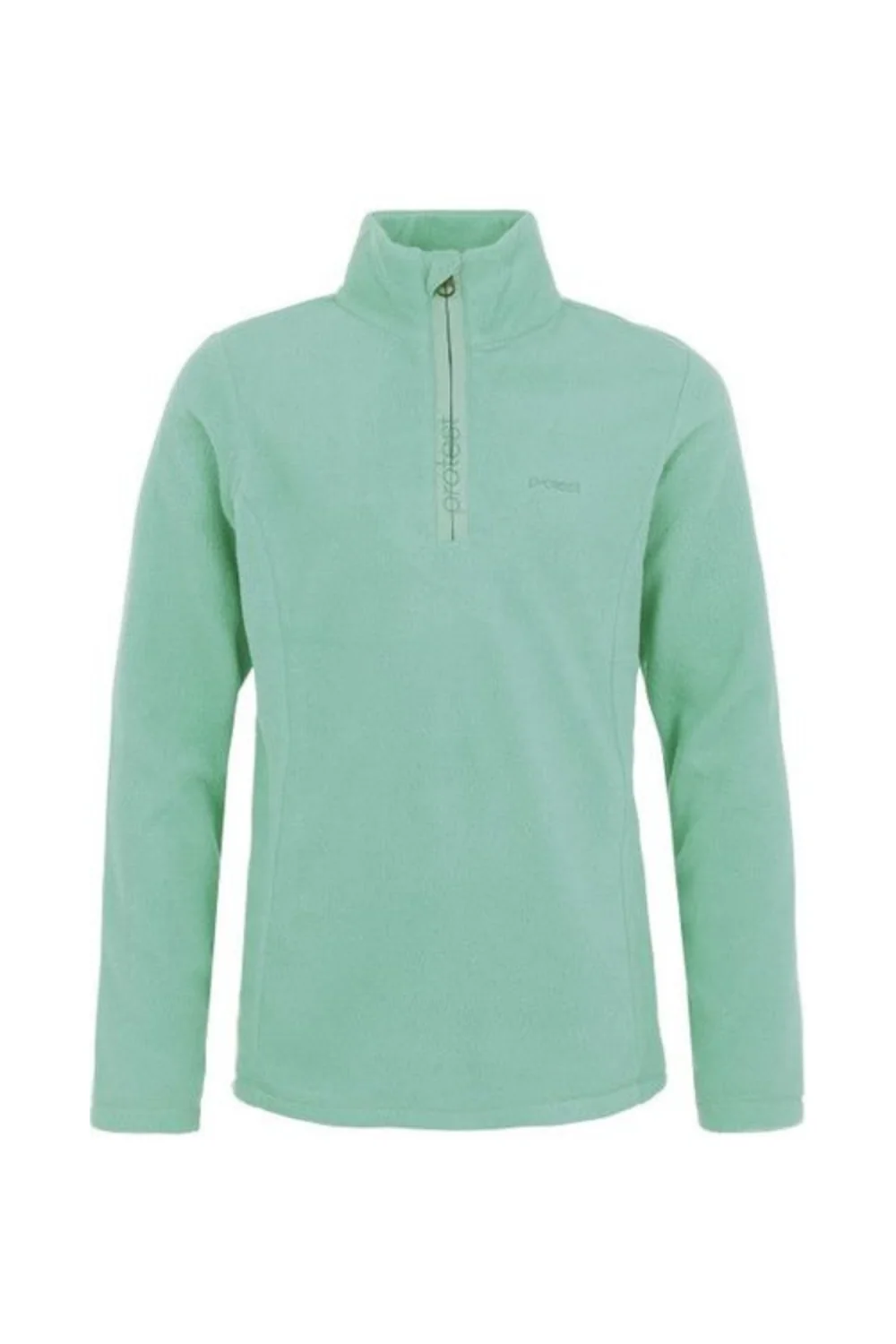 Protest Mutey Junior 1/4 Zip Top Green Baygreen - Image 4