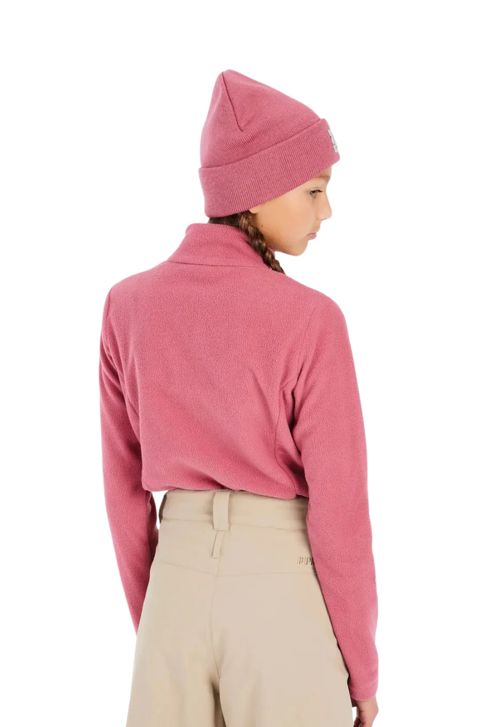 Protest Mutey Junior 1/4 Zip Top Rose Dust - Image 2