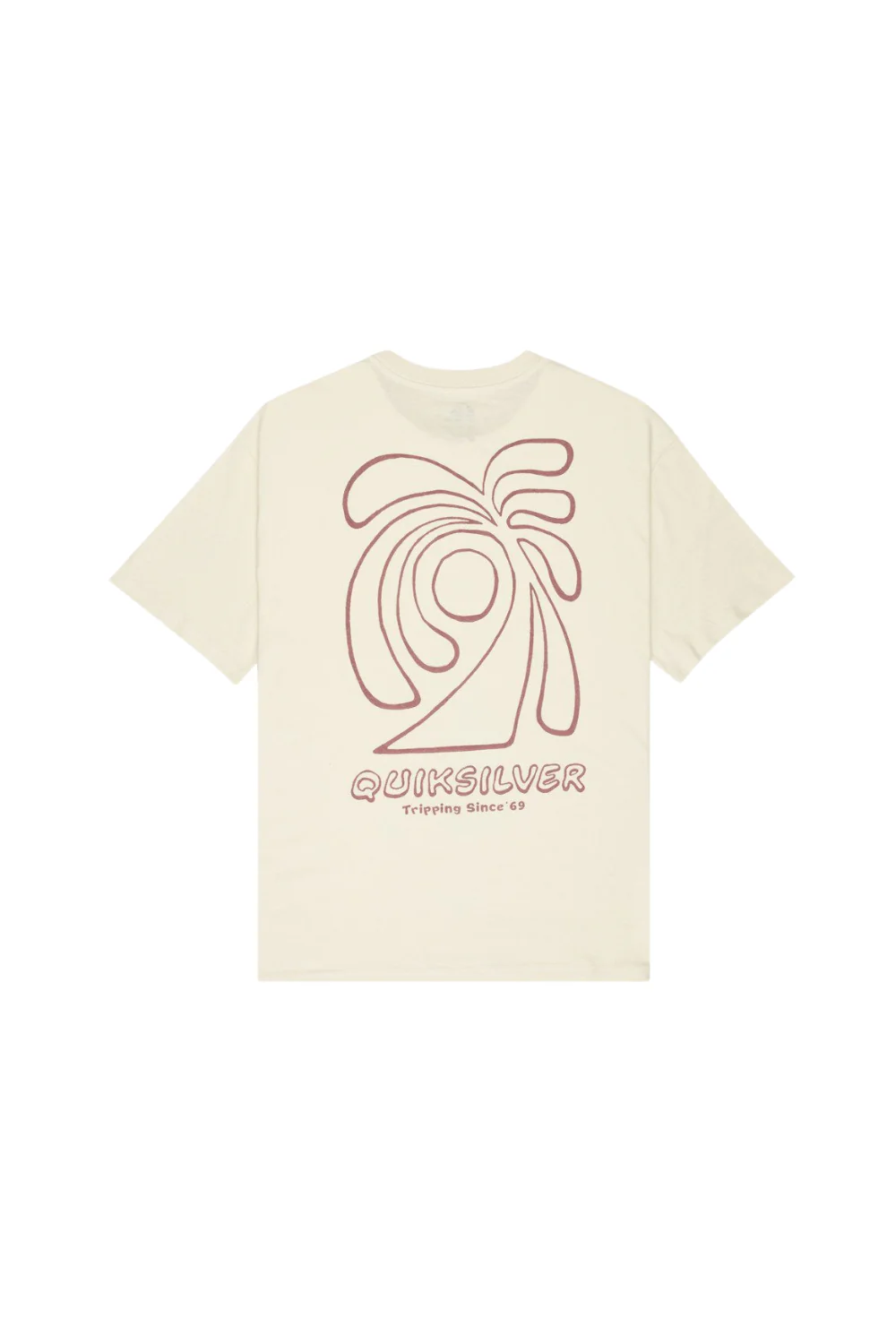 Quiksilver Curve Palm Mens T-Shirt Bone White - Image 5