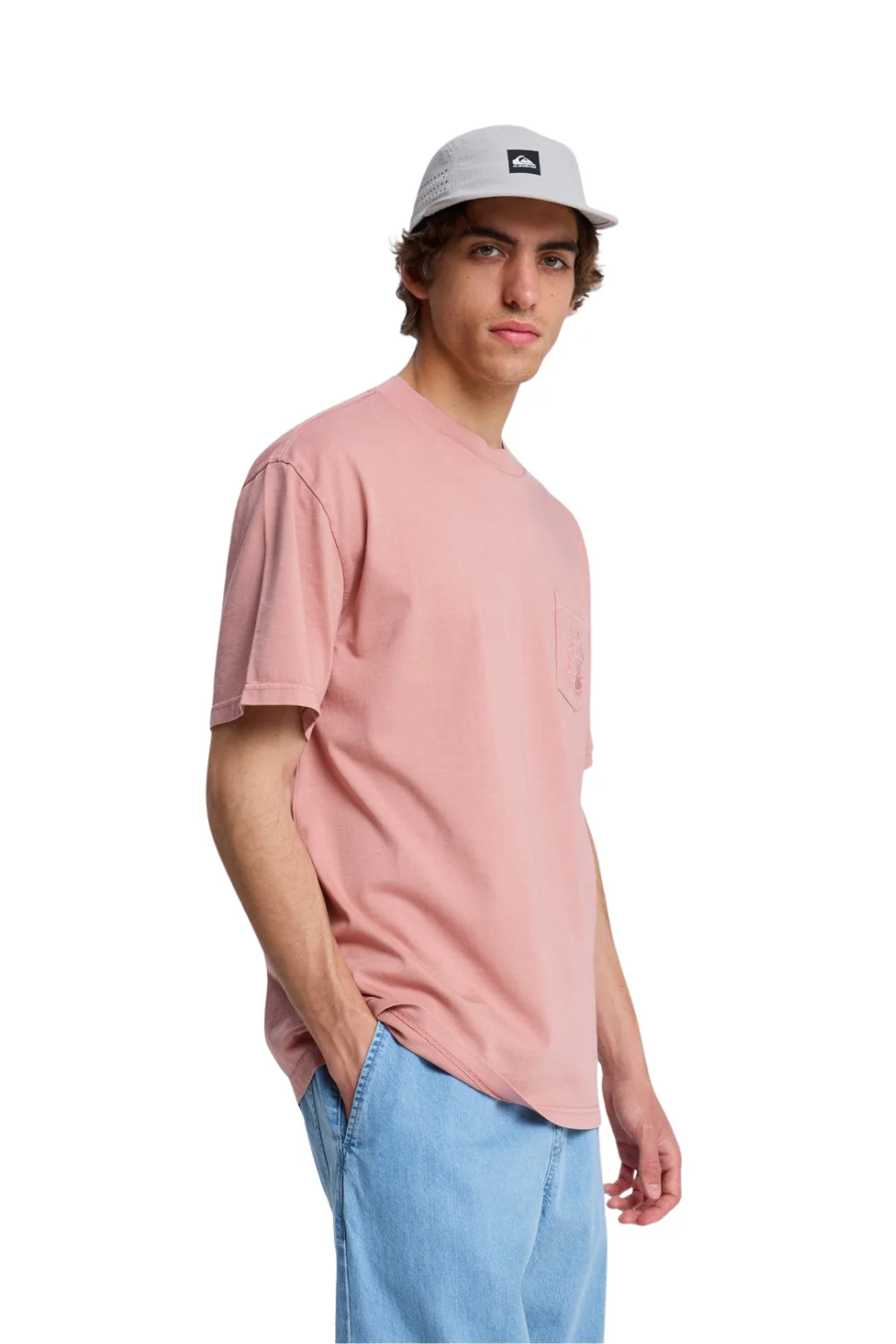 Quiksilver Oxni Washed Mens T-Shirt Desert Sand - Image 3