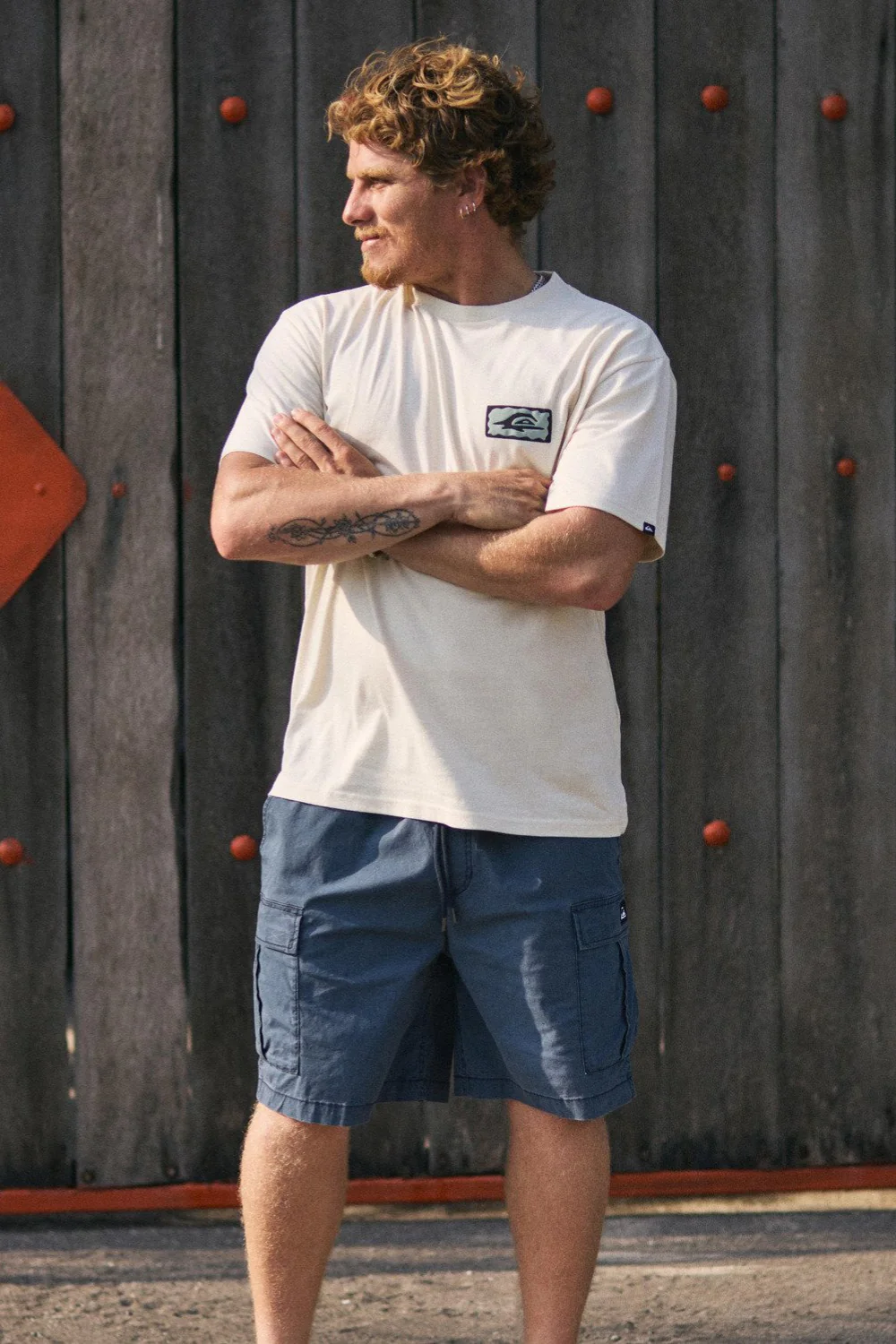 Quiksilver Serenity Splash Mens T-Shirt Bone White - Image 6