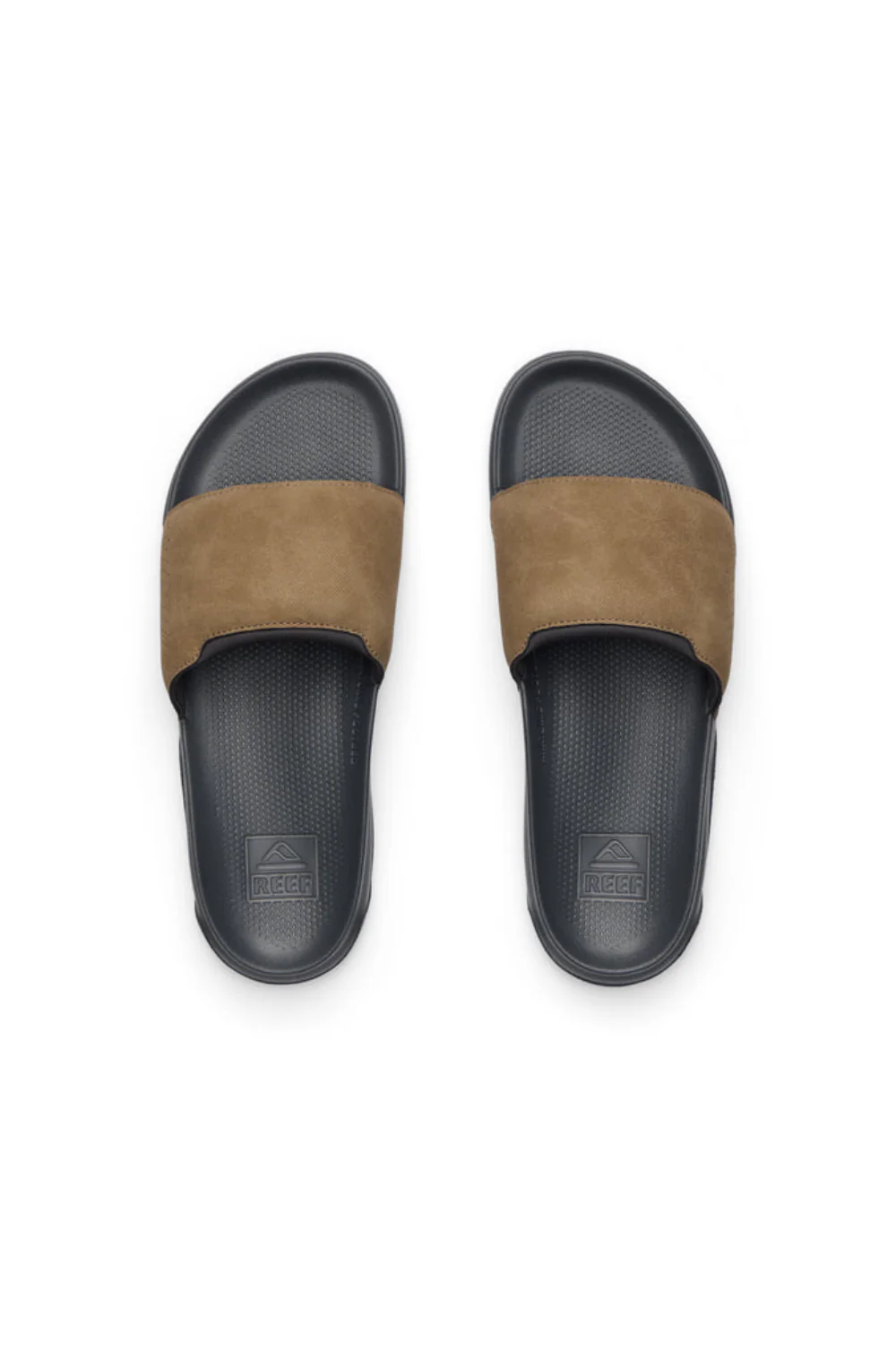 Reef Tailslide Mens Slide Sandals Grey/Tan - Image 4