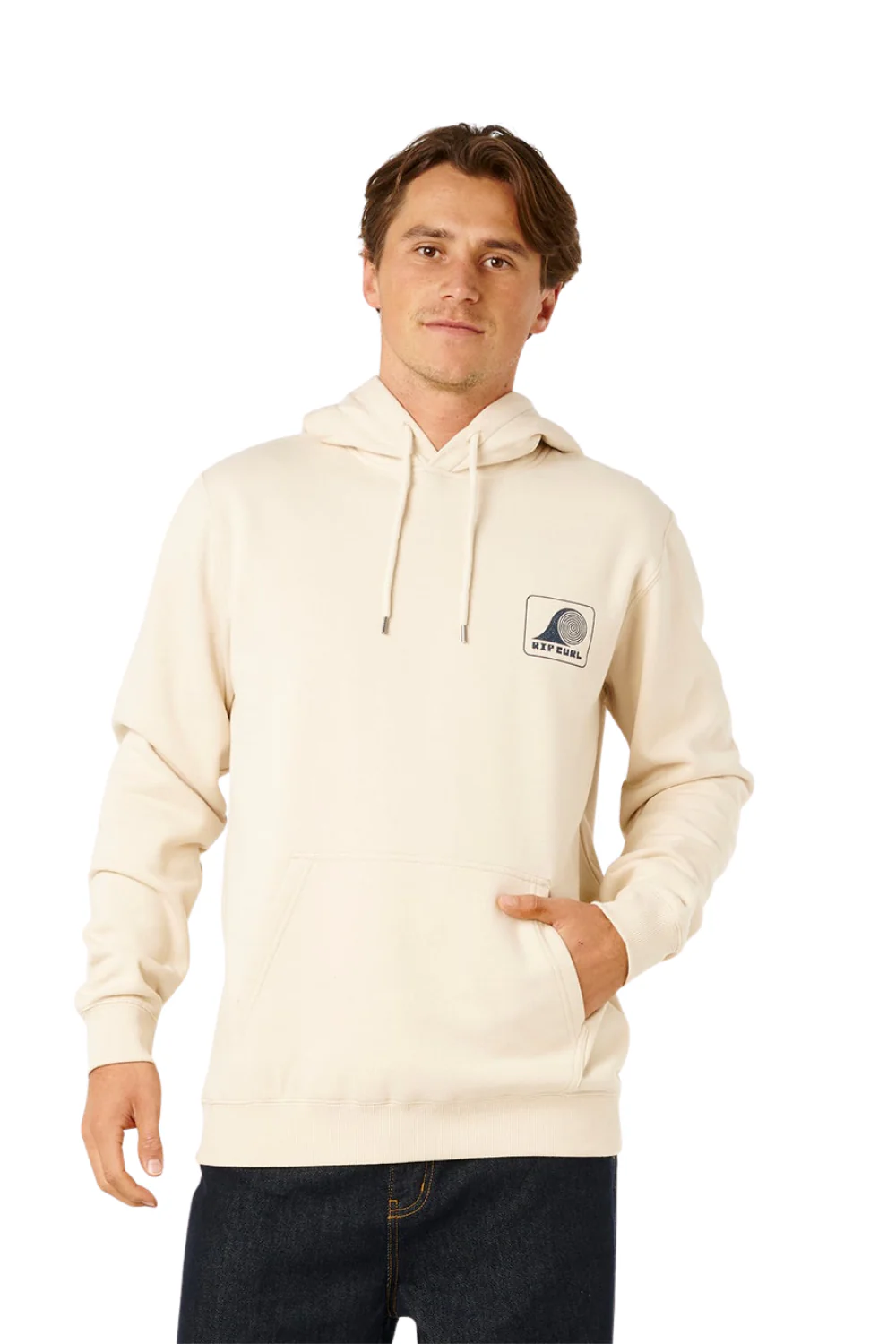 Rip Curl Artist Of The Search Mens Hoodie Vintage White - Image 2