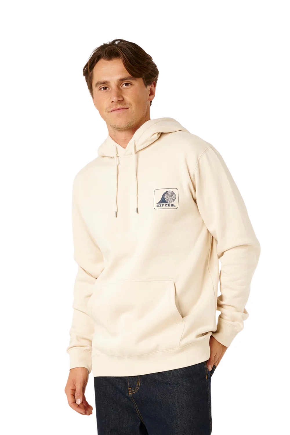 Rip Curl Artist Of The Search Mens Hoodie Vintage White - Image 3