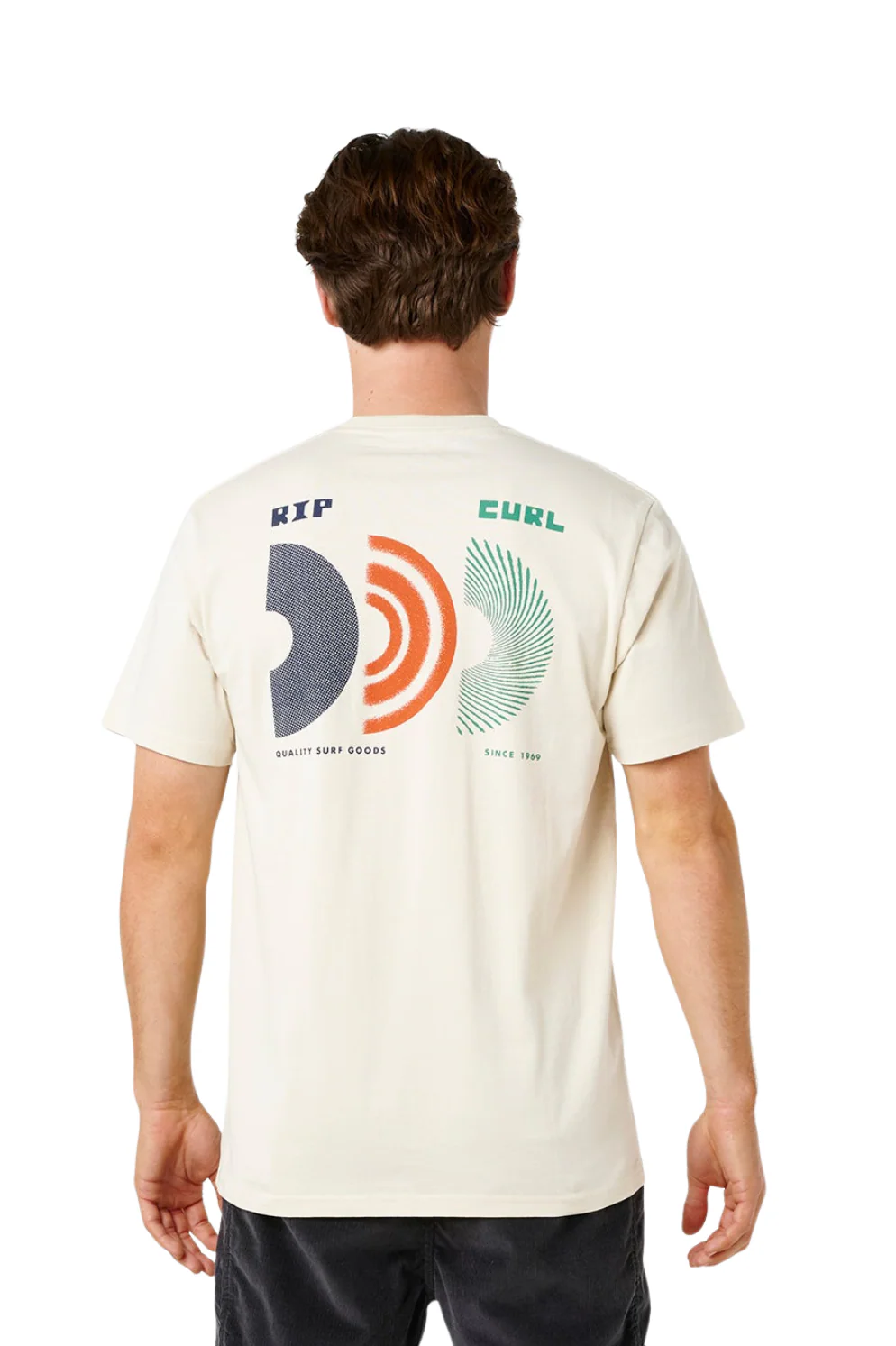 Rip Curl Artist Of The Search Rising Mens T-Shirt Vintage White