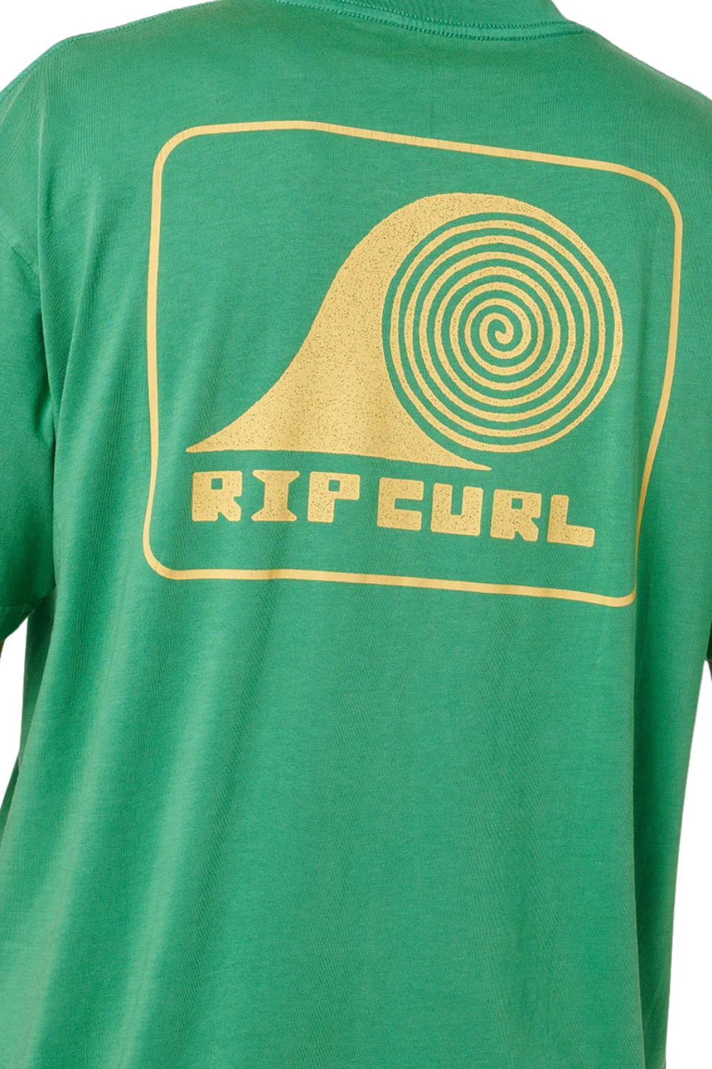 Rip Curl Artist Of The Search Rolling Wave Mens T-Shirt Leaf Green - Image 4