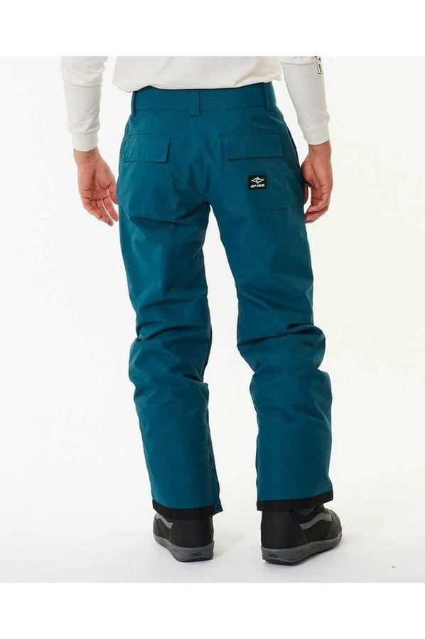 Rip Curl Base 10K/10K Mens Ski and Snowboard Pants Blue Green - Image 2