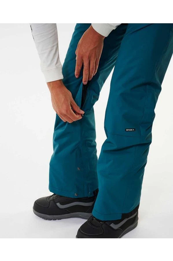 Rip Curl Base 10K/10K Mens Ski and Snowboard Pants Blue Green - Image 6